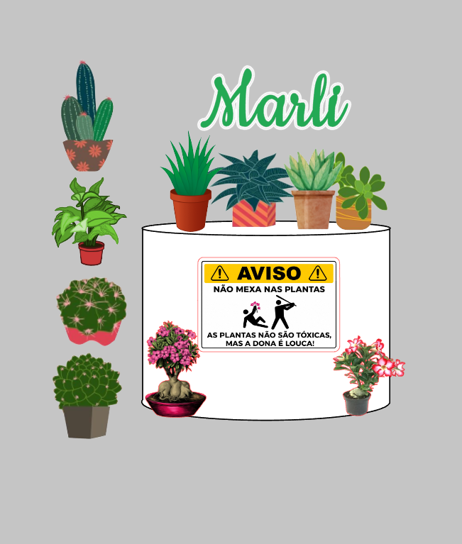 Arquivo de Corte Plantas, plantinhas, cacto em Camadas | Silhouette Studio + Download Imediato