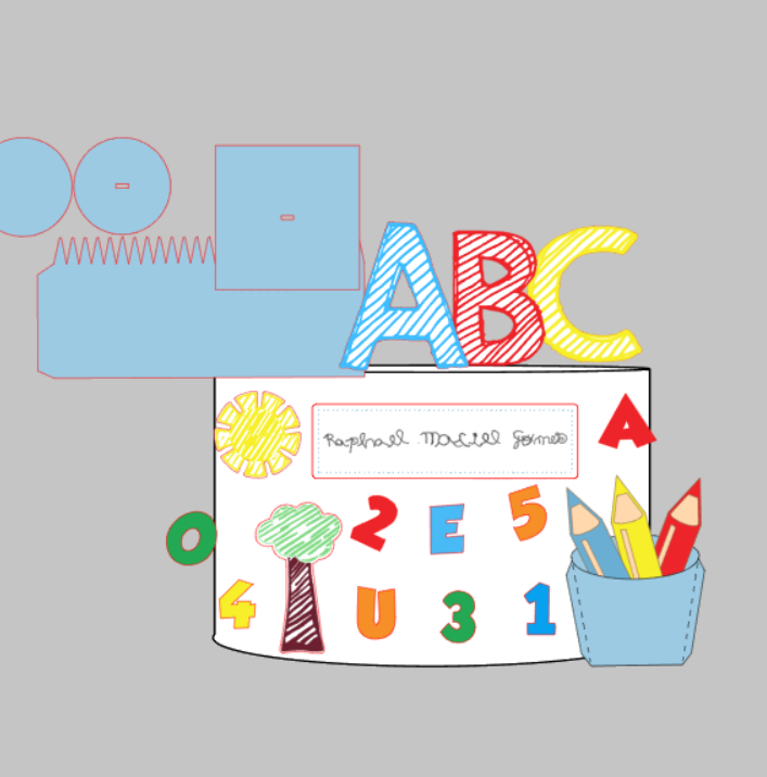 Arquivo ABC Impresso e Camadas para Corte ou Impressão | Silhouette Studio
