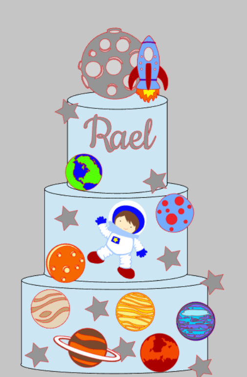Arquivo de Corte em Camadas Astronauta | Silhouette Studio Download Imediato