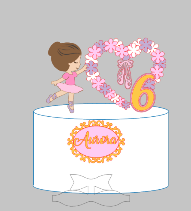 Arquivo de Corte Bailarina em Camadas | Silhouette Studio + Download Imediato