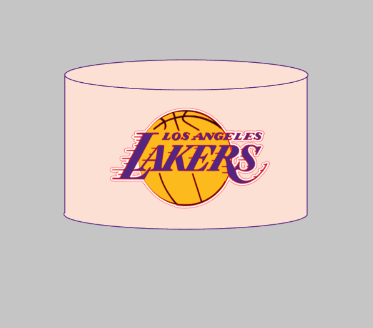 Arquivo de Corte em Camadas Lakers | Silhouette Studio Download Imediato
