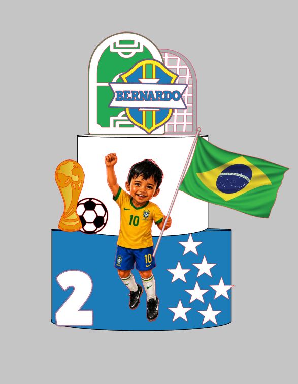 Arquivo de Corte em Camadas Brasil, Copa, menino, jogo futebol | Silhouette Studio Download Imediato