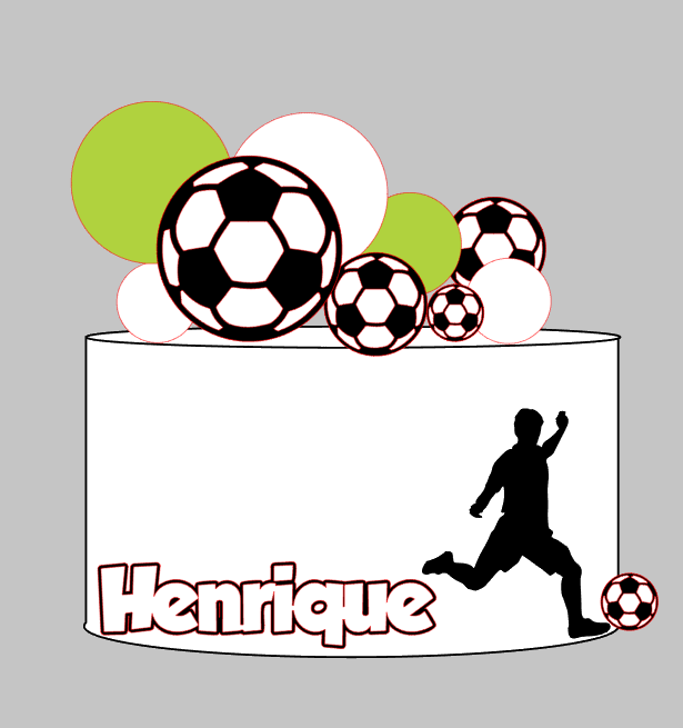 Arquivo Bolas, futebol em Camadas para Corte ou Impressão | Silhouette Studio