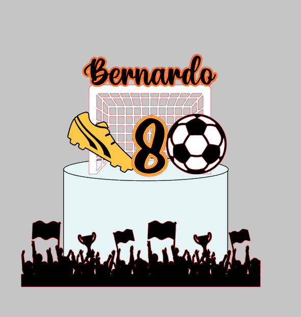 Arquivo Futebol em Camadas para Corte ou Impressão | Silhouette Studio