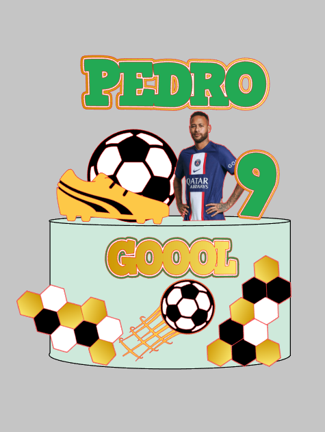 Arquivo de Corte Futebol, neymar Impresso e Camadas | Silhouette Studio + Download Imediato