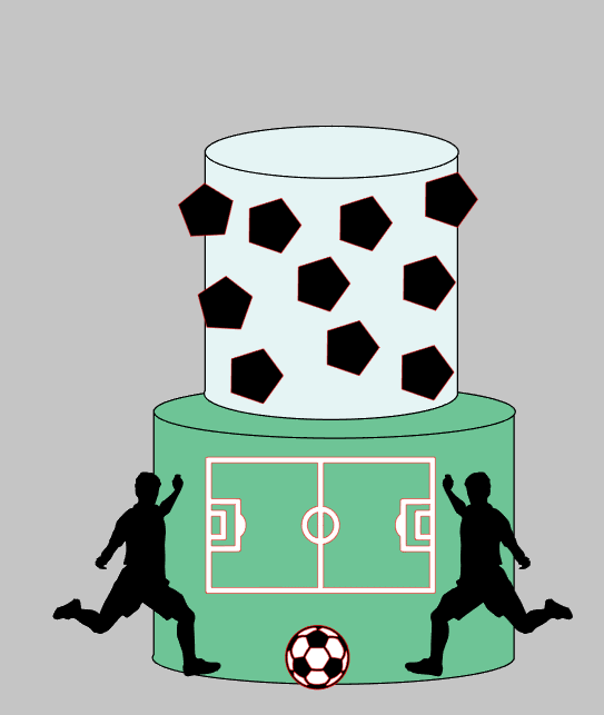 Arquivo de Corte em Camadas Futebol | Silhouette Studio Download Imediato