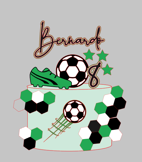 Arquivo Futebol em Camadas para Corte ou Impressão | Silhouette Studio