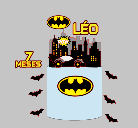 Arquivo de Corte Batman em Camadas | Silhouette Studio + Download Imediato