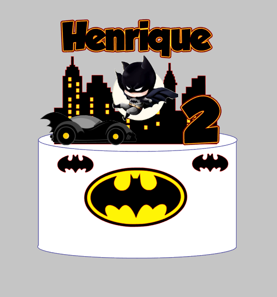 Arquivo Batman Impresso e Camadas para Corte ou Impressão | Silhouette Studio