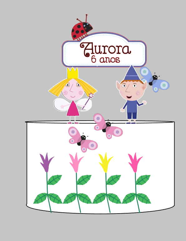 Arquivo Silhouette Studio Ben e Holly Impresso Pronto para Uso | Download Rápido