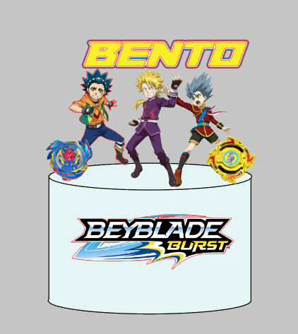 Arquivo de Corte Beyblade Impresso e Camadas | Silhouette Studio + Download Imediato