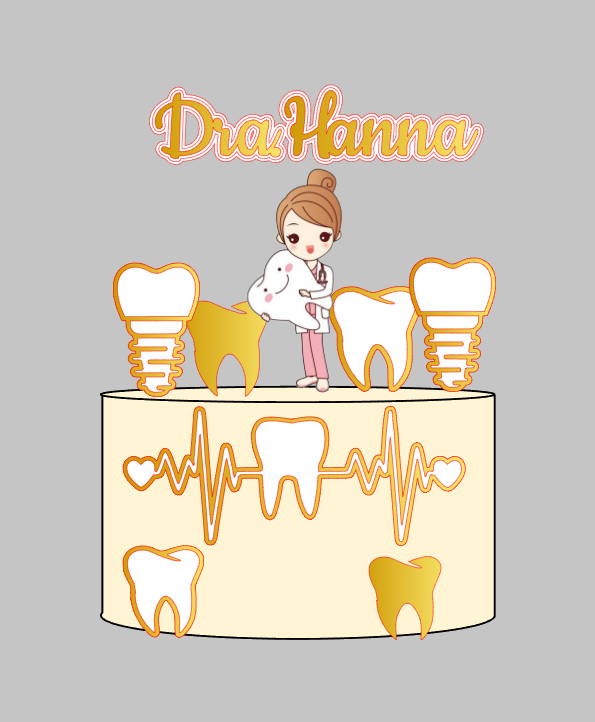 Modelo Dente Impresso e Camadas Arquivo Digital | Pronto para Produção