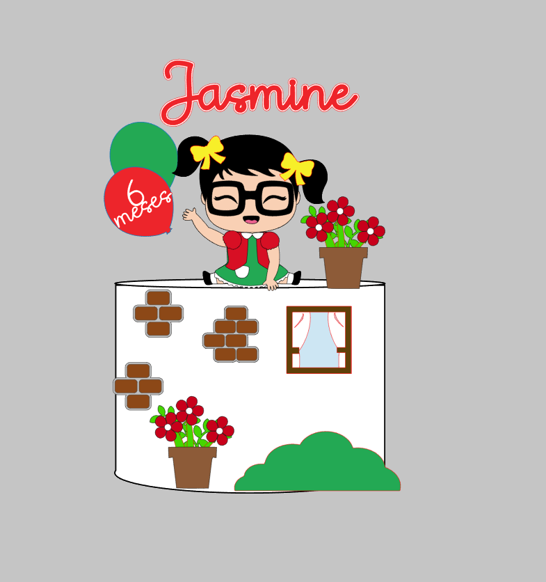 Arquivo Chiquinha em Camadas para Corte ou Impressão | Silhouette Studio