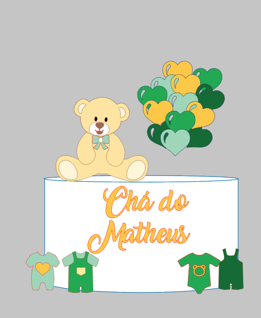 Arquivo Personalizado Urso, roupinhas em Camadas | Download Imediato Silhouette