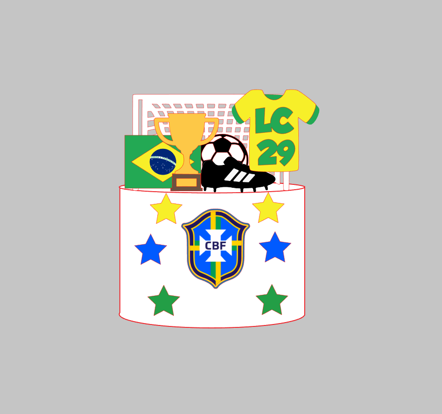 Arquivo Personalizado Brasil Impresso e Camadas | Download Imediato Silhouette