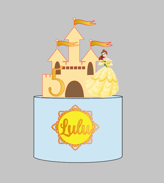 Arquivo Personalizado Bela e a fera Impresso e Camadas | Download Imediato Silhouette