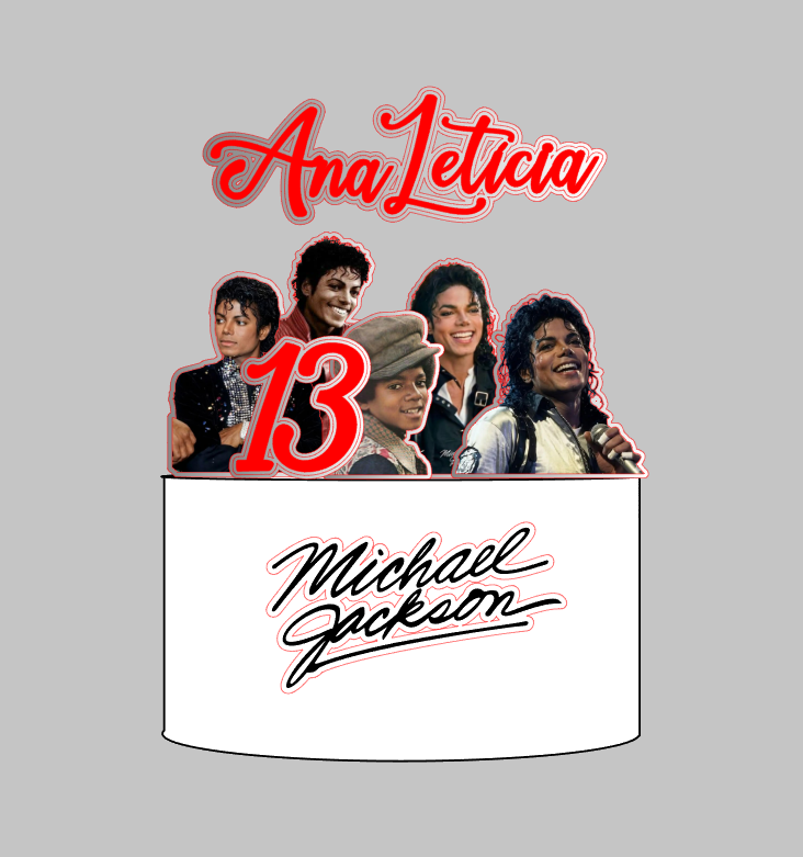Arquivo de Corte Impresso Michael Jackson | Silhouette Studio Download Imediato