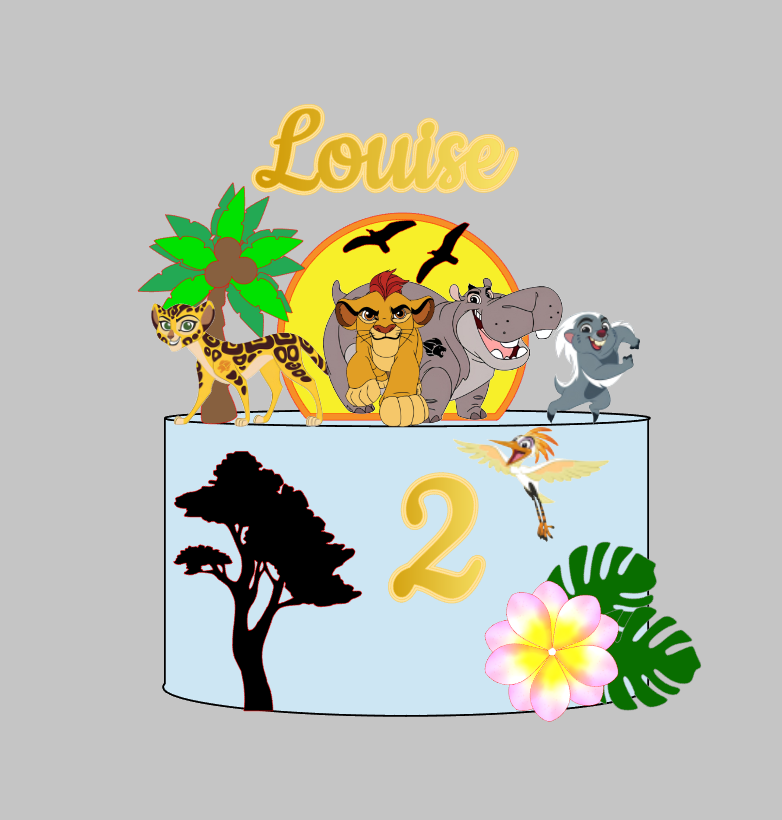 Arquivo Silhouette Studio Guarda do leão Impresso e Camadas Pronto para Uso | Download Rápido