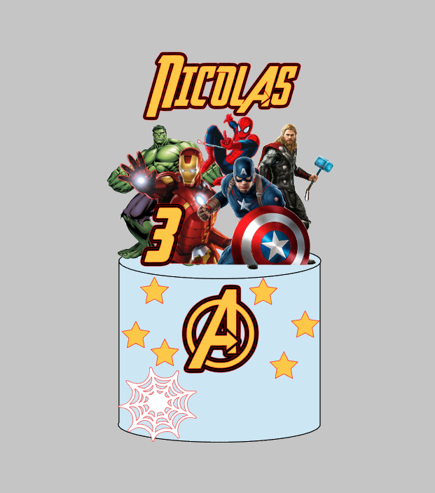 Modelo Vingadores Impresso e Camadas Arquivo Digital | Pronto para Produção