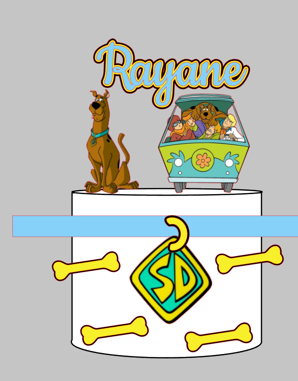 Arquivo de Corte Impresso e Camadas Scooby doo | Silhouette Studio Download Imediato