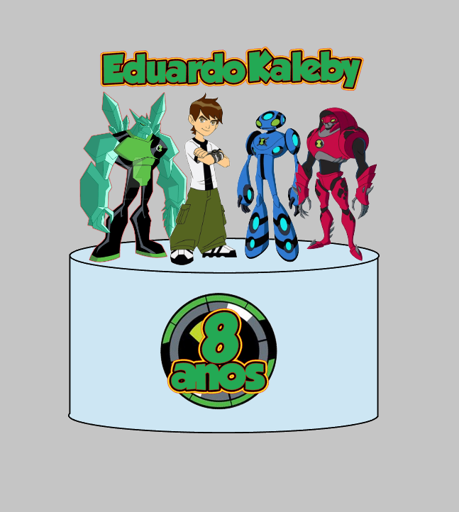 Arquivo Personalizado Ben 10 Impresso | Download Imediato Silhouette