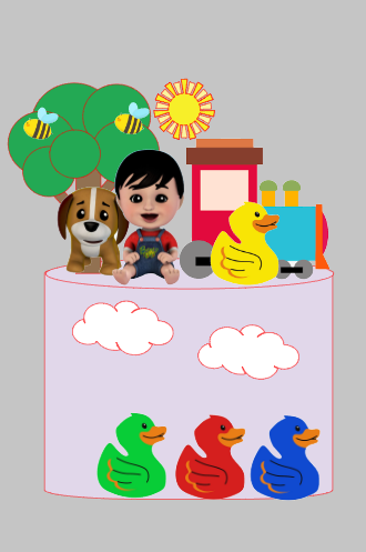 Arquivo de Corte Impresso e Camadas Bento e Totó | Silhouette Studio Download Imediato