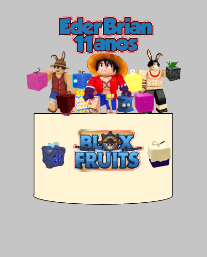 Arquivo Blox Fruits Impresso para Corte ou Impressão | Silhouette Studio