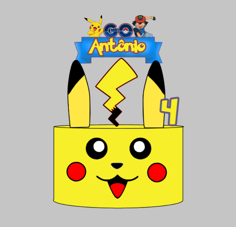 Arquivo Pokemon Impresso e Camadas para Corte ou Impressão | Silhouette Studio