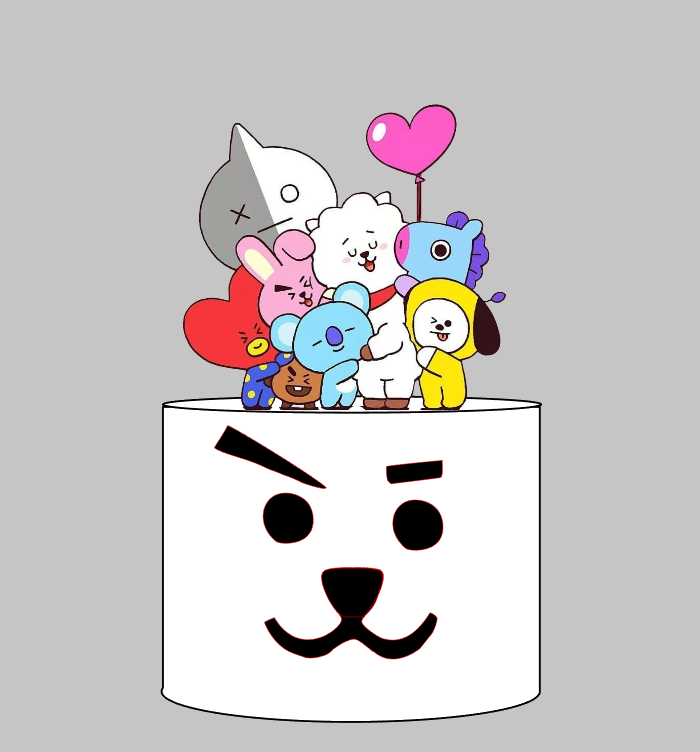 Modelo Bt21 Impresso Arquivo Digital | Pronto para Produção