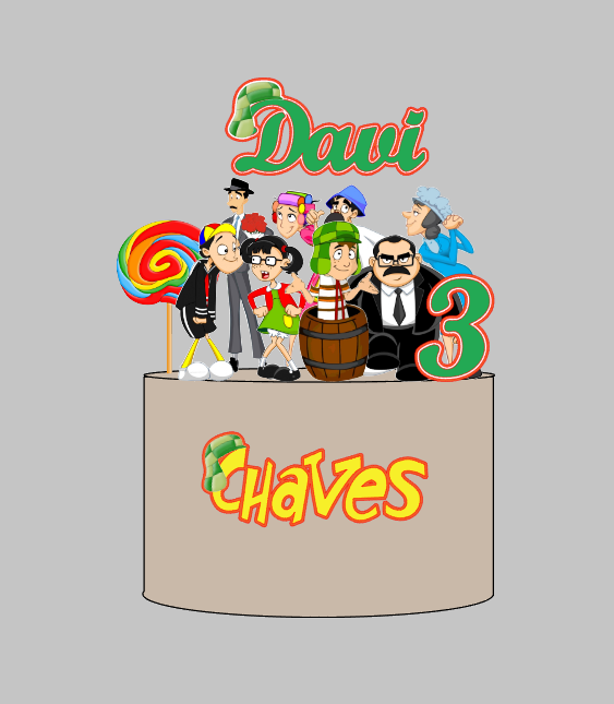 Arquivo de Corte Chaves Impresso | Silhouette Studio + Download Imediato