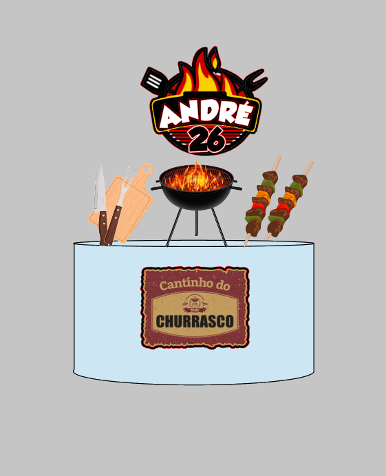 Arquivo Personalizado Churrasco Impresso | Download Imediato Silhouette