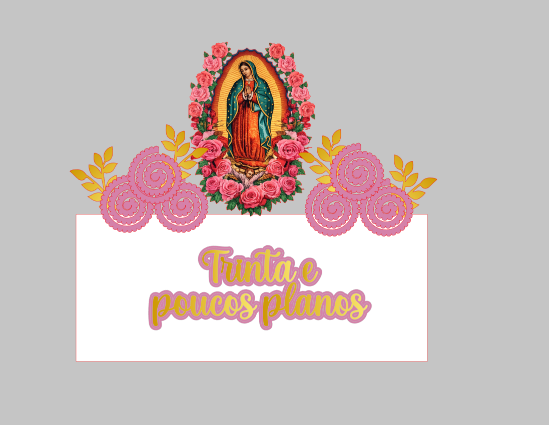 Arquivo Personalizado Nossa senhora de Guadalupe Impresso | Download Imediato Silhouette