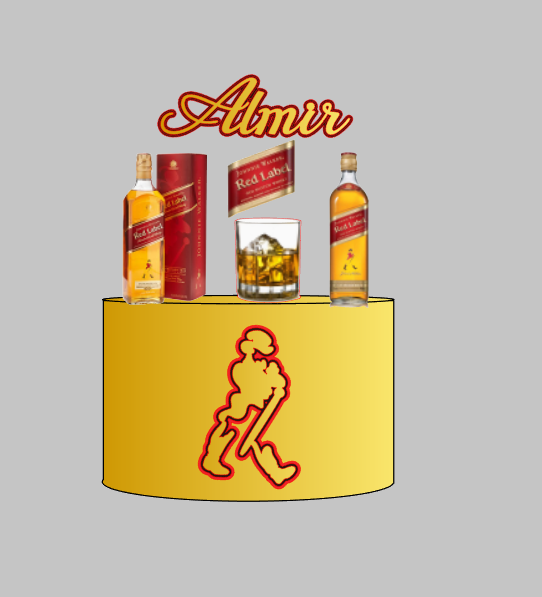 Arquivo Personalizado Red Label Impresso e Camadas | Download Imediato Silhouette