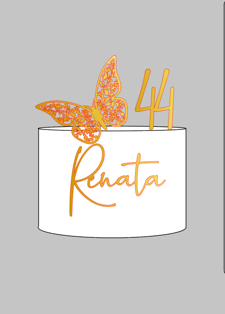 Arquivo Silhouette Studio Borboleta com arabesco em Camadas Pronto para Uso | Download Rápido