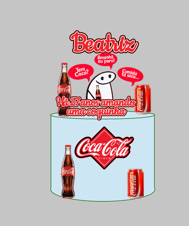 Arquivo Personalizado Coca cola Impresso | Download Imediato Silhouette
